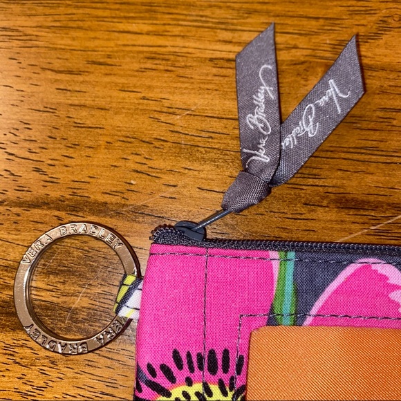 Vera Bradley grey and multicolored floral wallet - Picture 5 of 7